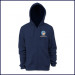 St. Wilfrid's Hooded Zip Front Sweatshirt with Embroidered Logo