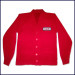 Cardigan Sweater with School Emblem