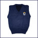 Sweater Vest with Embroidered SJ Crown Logo