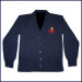 Cardigan Sweater with Embroidered Logo