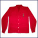 Cardigan Sweater with Embroidered Logo